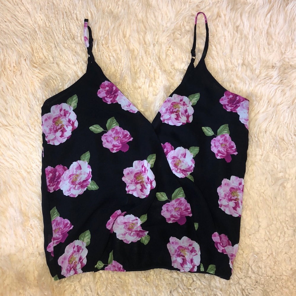 Floral cropped top